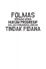 Cover for POLMAS sebagai upaya hukum progresif DALAM PENANGGULANGAN TINDAK PIDANA